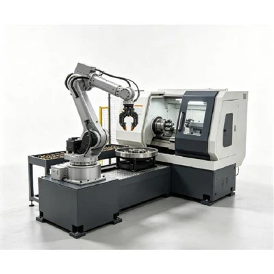 Robot xếp dỡ máy tiện